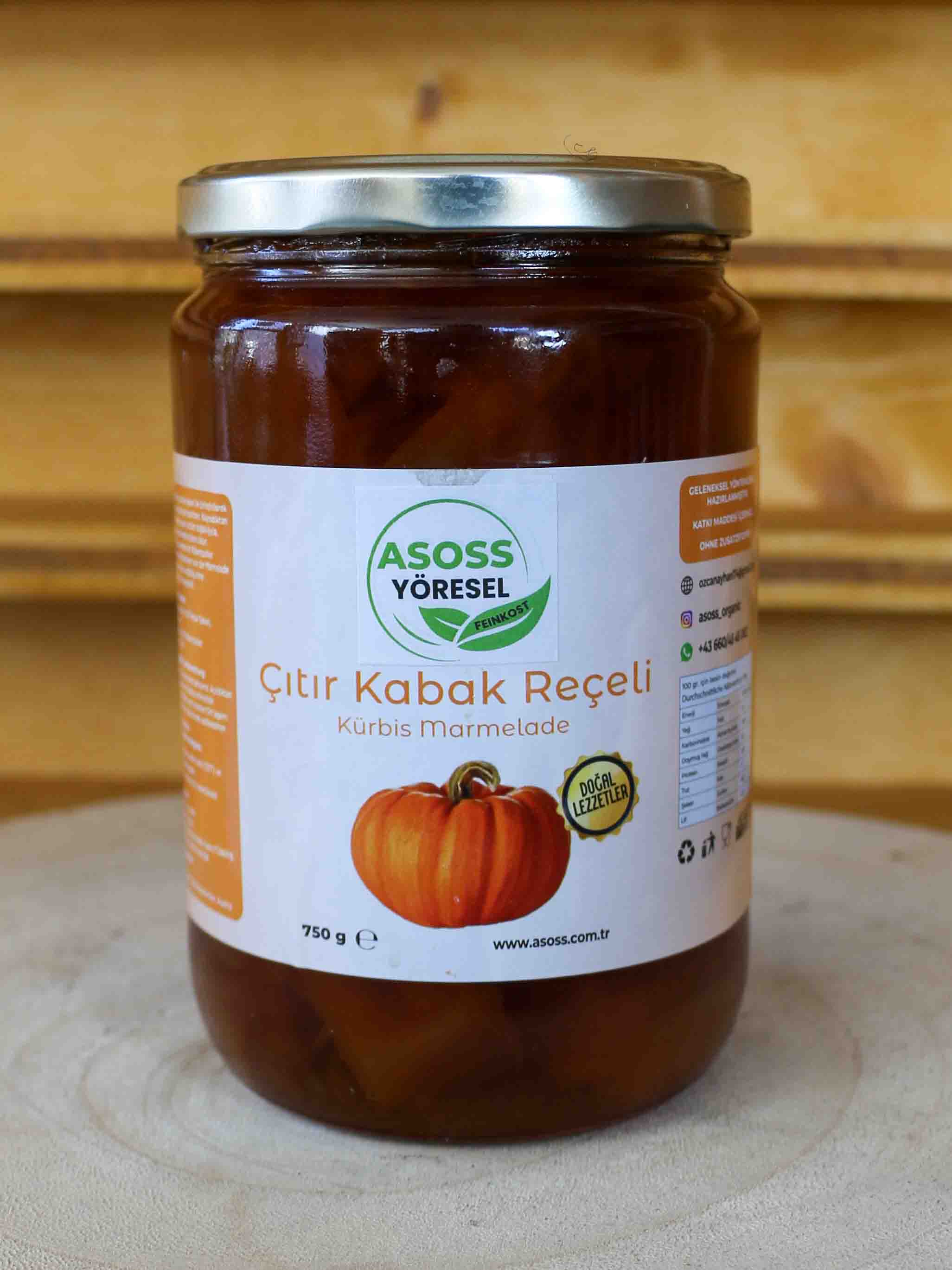 Kürbismarmelade - 750gr