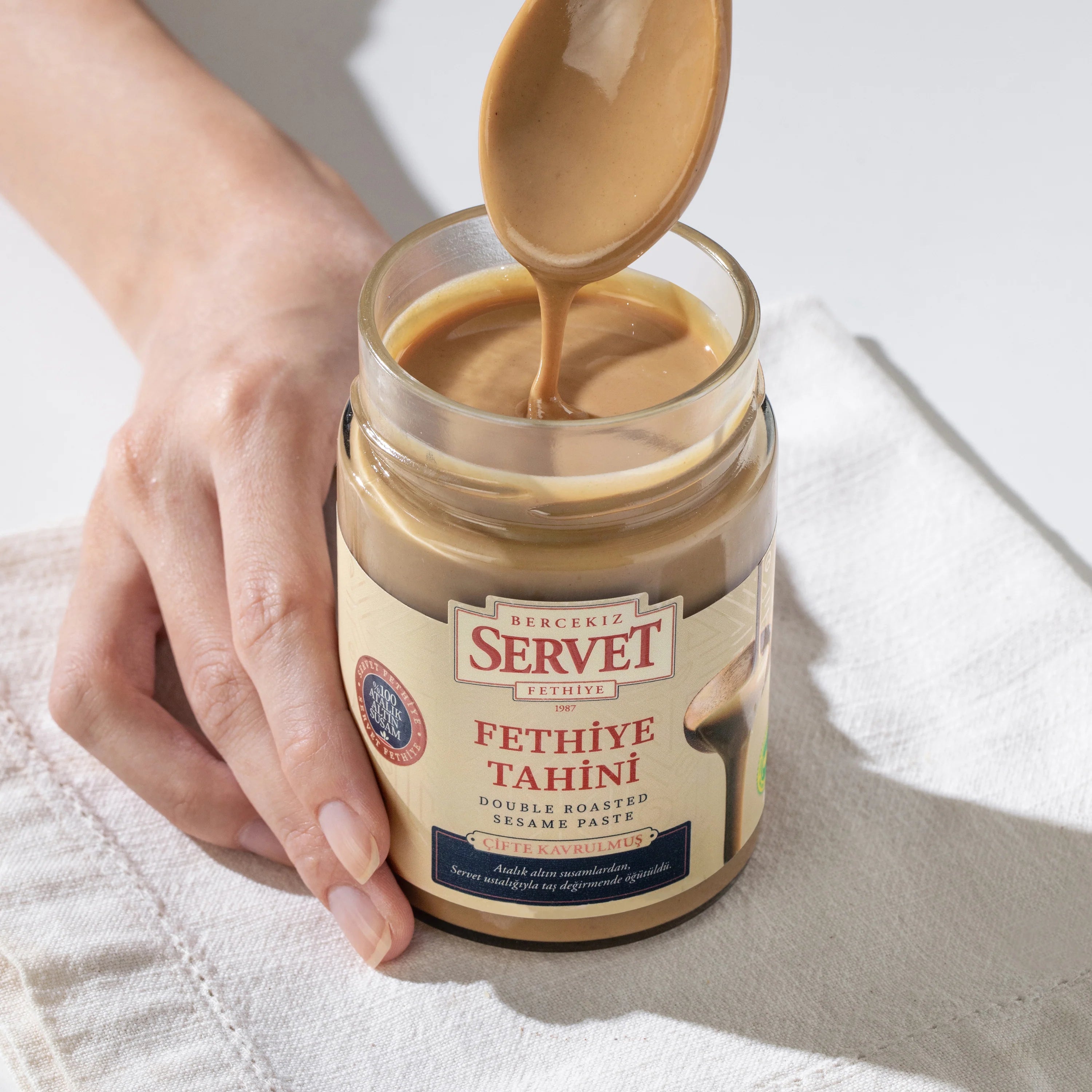 Doppelt gerösteter frischer Tahin 300g