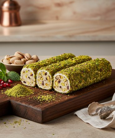 Mandelcreme mit Pistazien