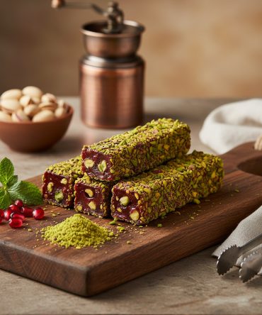 Granatapfel mit Pistazien