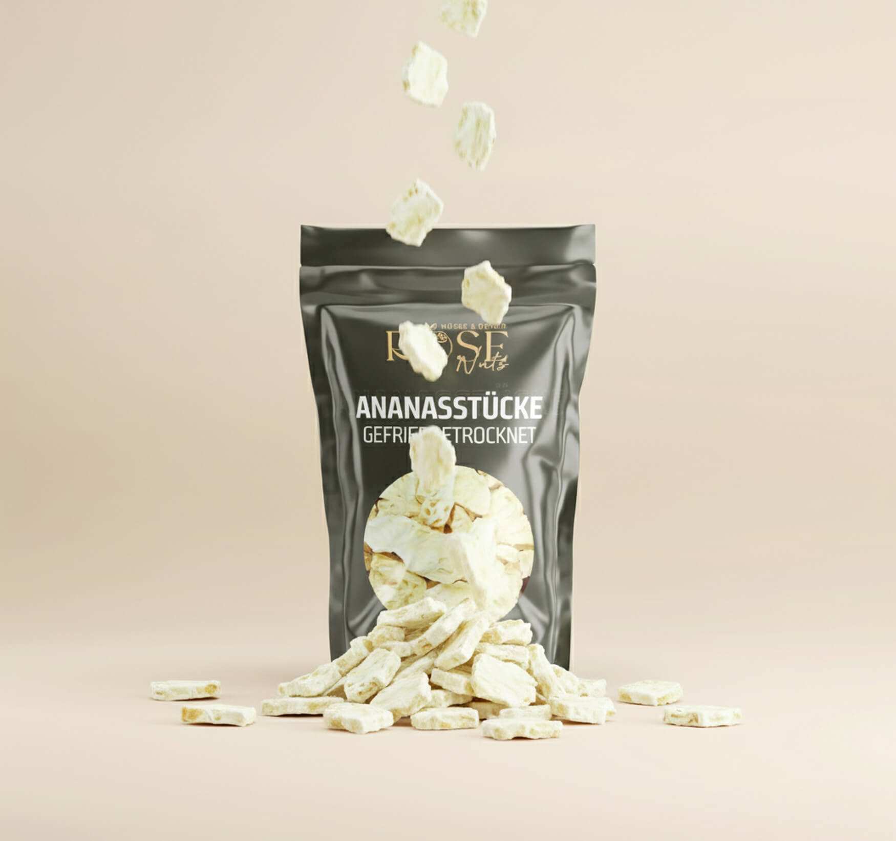 Ananasstücke gefriergetrocknet 60g - Bild 2