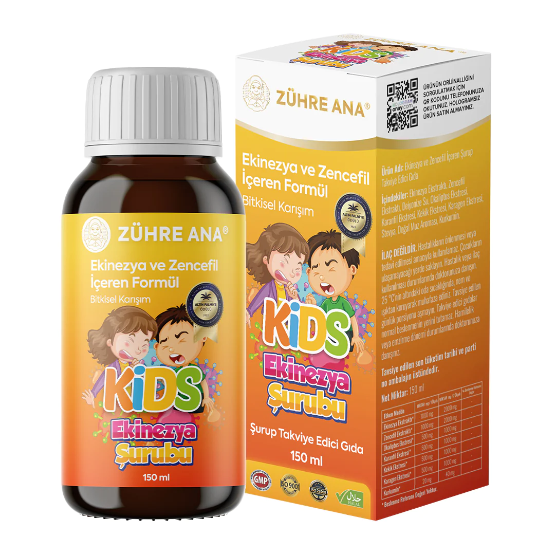 Kids Echinacea und Ingwer Saft (Kids Ekinezya ve Zencefilli Öksürük Şurubu) - Bild 2