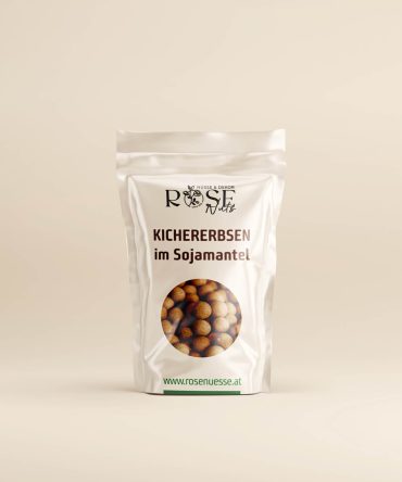 Kichererbsen im Sojamantel