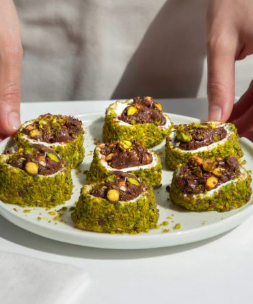 Schokolade mit Pistazien